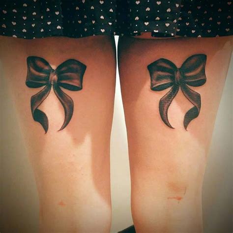 Bow tattoos on back of legs - A bow tattoo symbolizes femininity, elegance, and symbolism of gift-giving. Originating from the act of tying a bow on a present, it represents the beauty of. ... Whether it’s a delicate and dainty bow on the wrist or a bold and intricate design on the back, bow tattoos can be customized to reflect one’s personality and individuality.